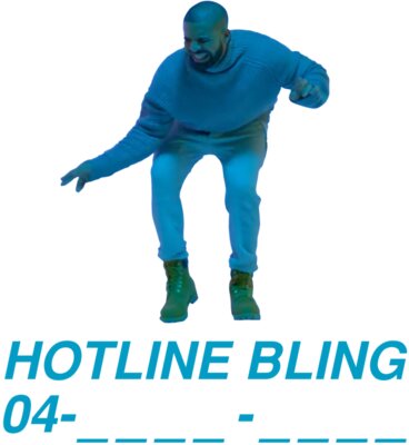 Hotline Bling Drake Schoolies